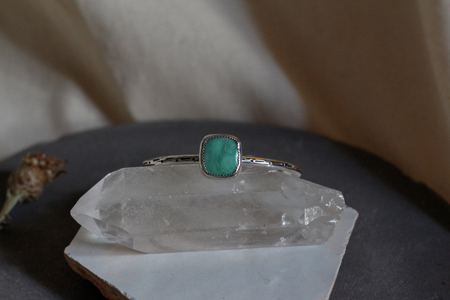 Broken Arrow Turquoise Cuff