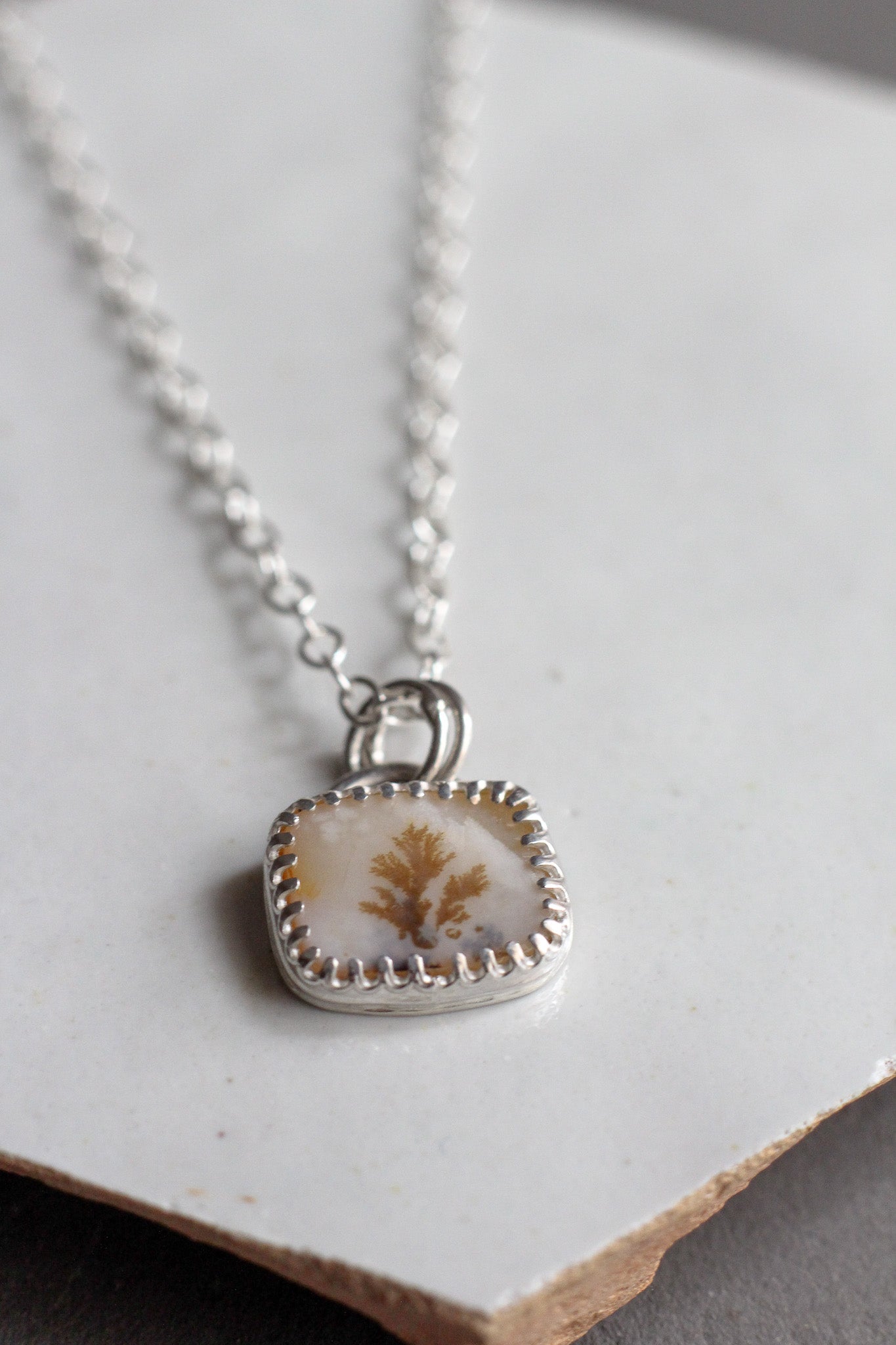 Dendritic Agate Necklace