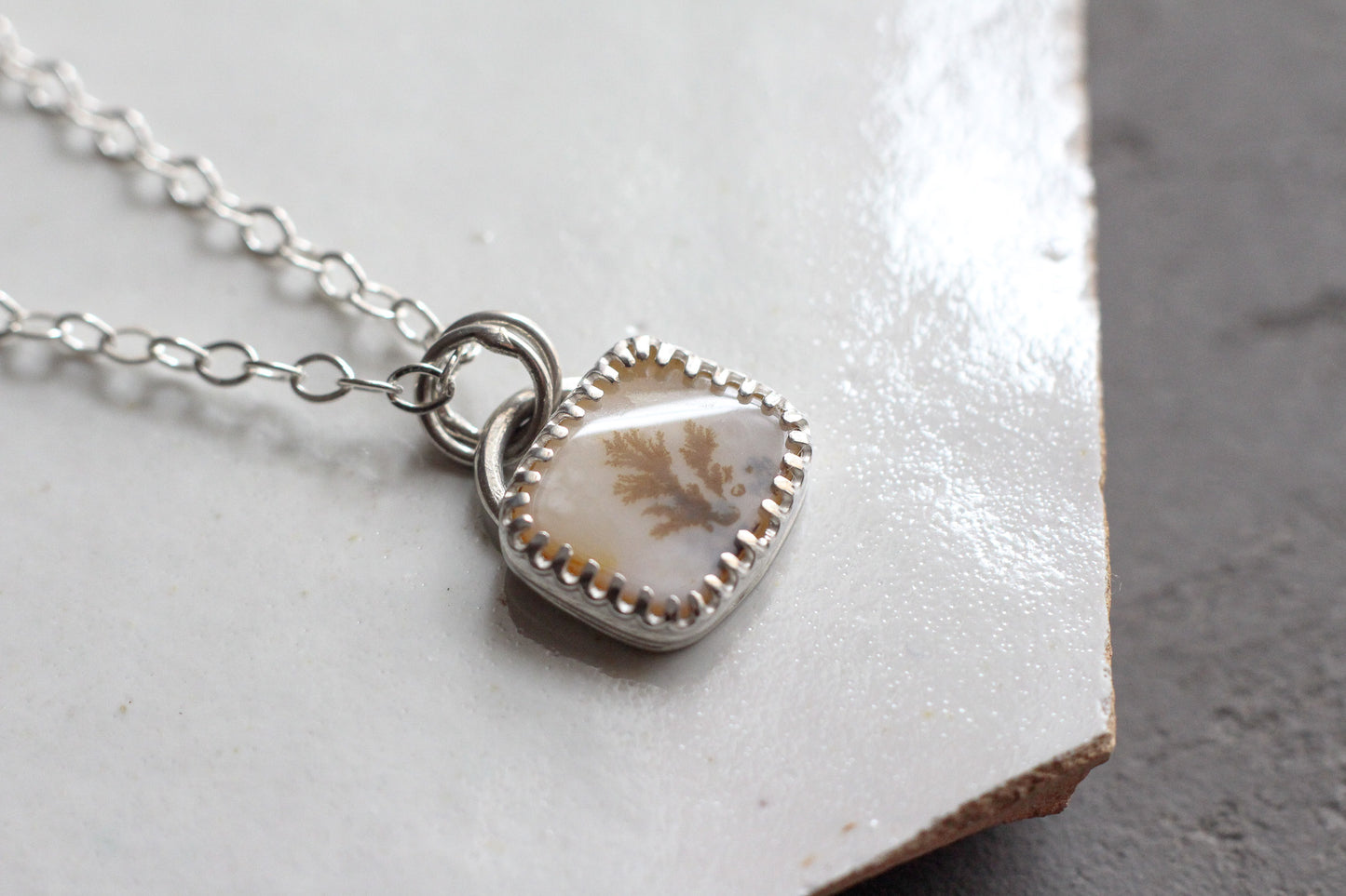 Dendritic Agate Necklace