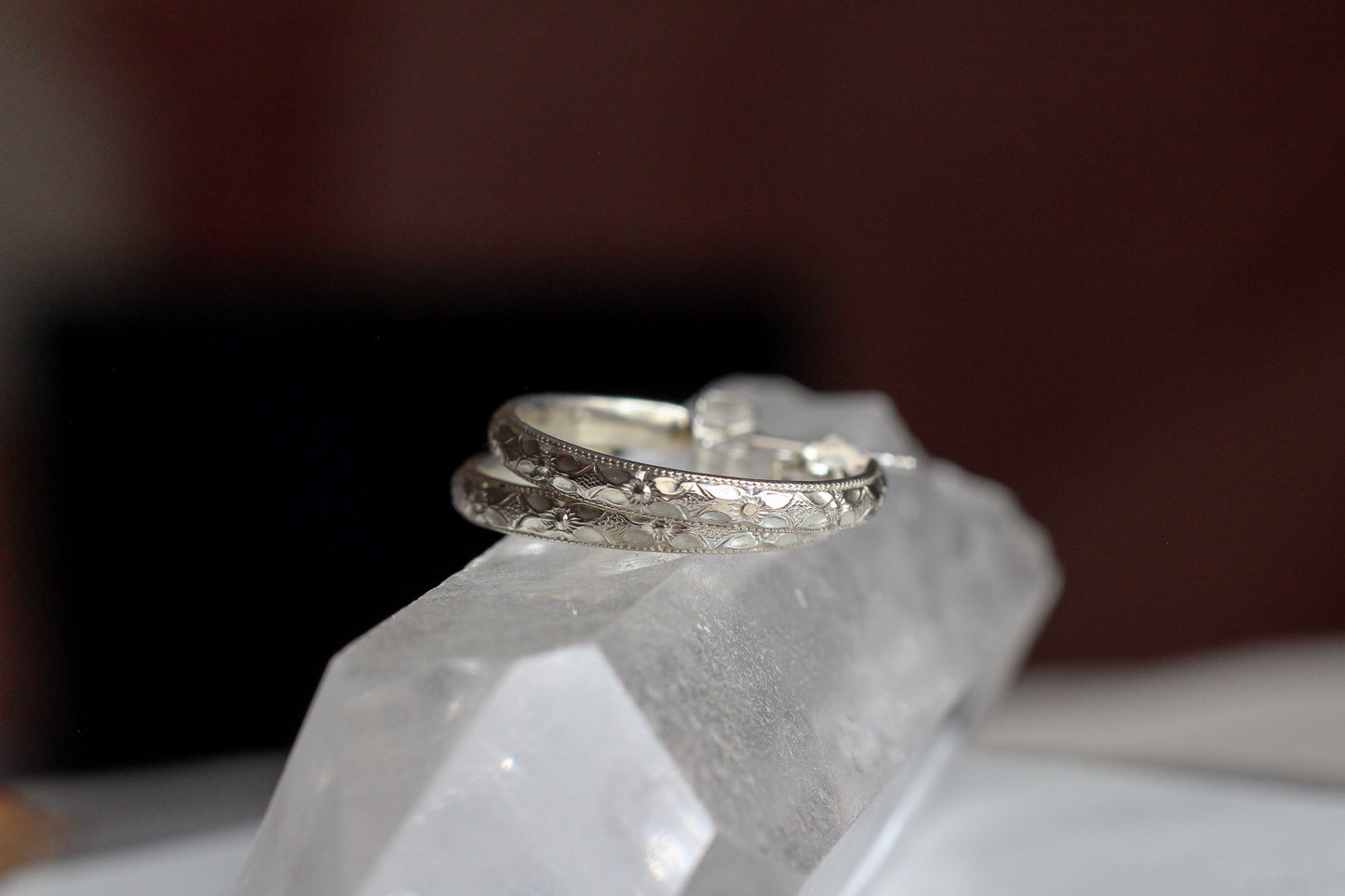 Decorative Hoop Earrings
