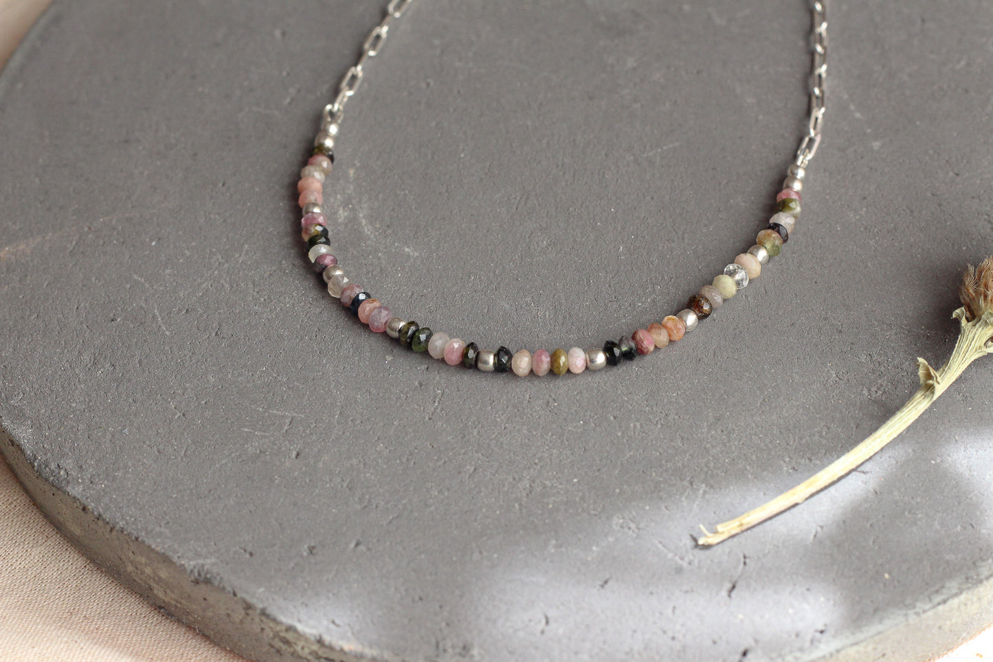 Watermelon Tourmaline Strand