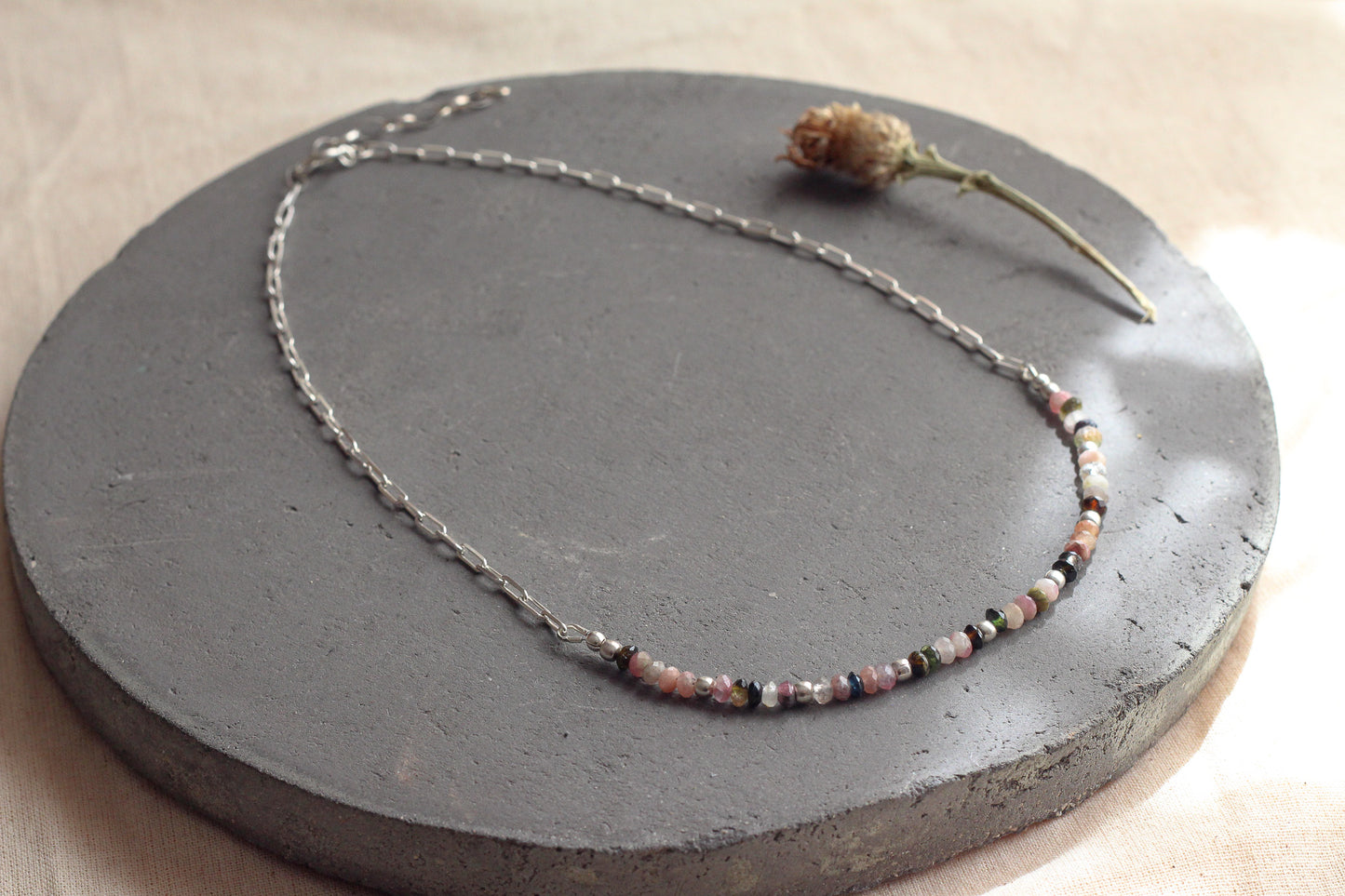 Watermelon Tourmaline Strand