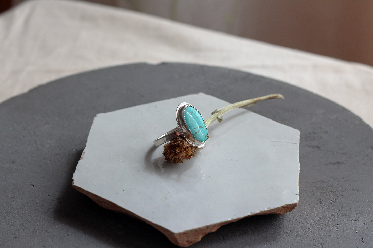 Timberline Turquoise Ring // size 8