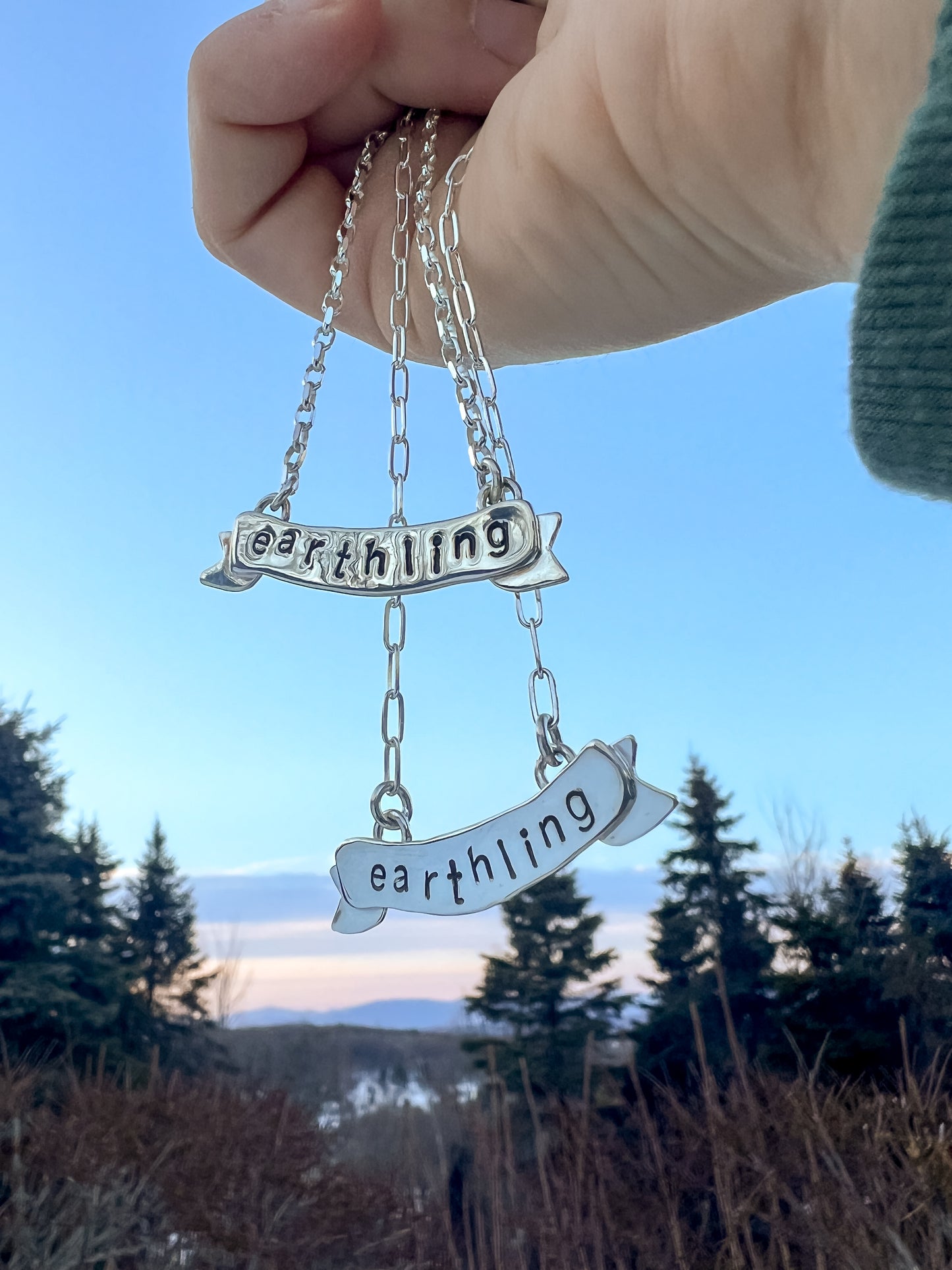 Earthling Banner Necklace
