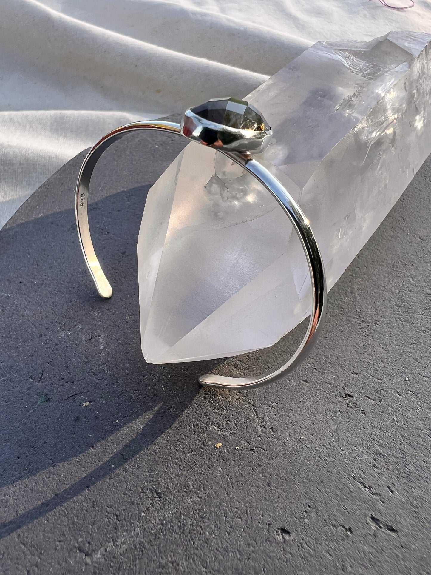 Faceted Labradorite Cuff