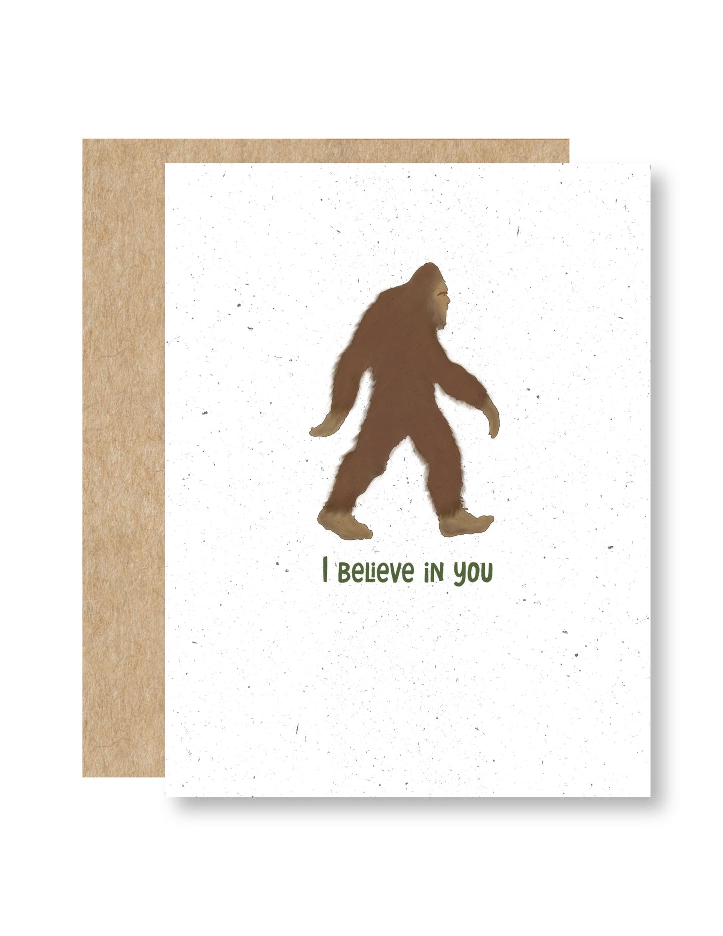 Squatch-Spiration greeting card