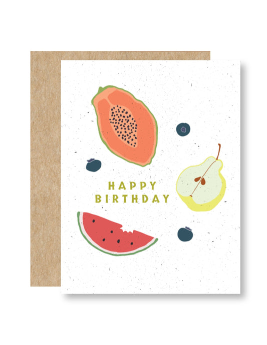 Fruity Birthday greeting card