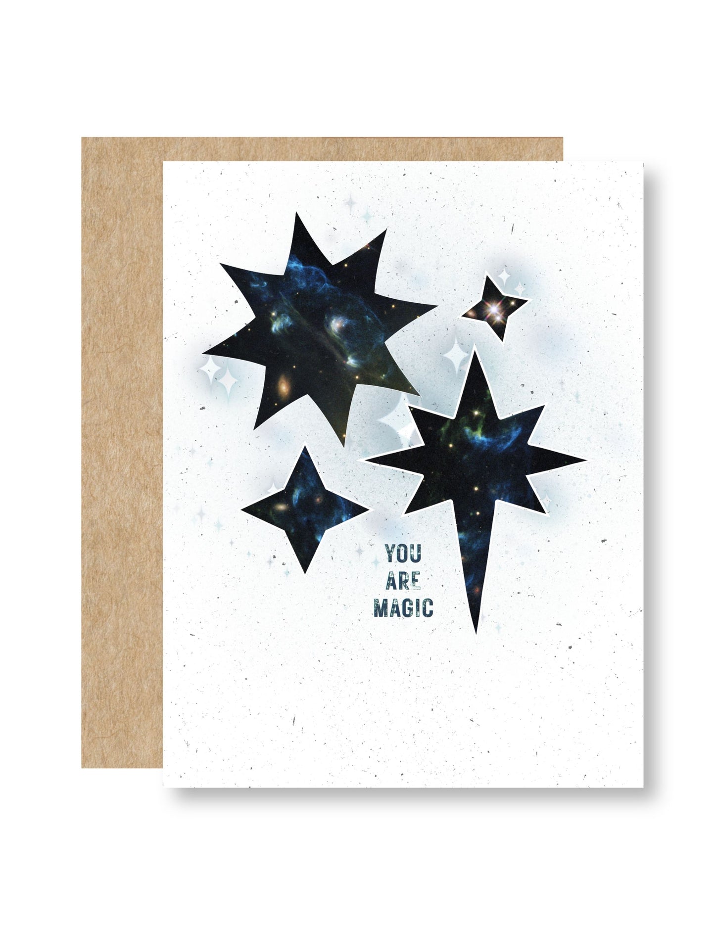 Space Magic greeting card